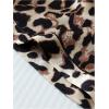 imageMilumia Womens Causal Leopard Print PJ Set Notch Collar Sleepwear Two Piecess Pajama SetsYellow Brown