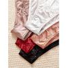 imageMilumia Womens 5 Pack Sexy Satin Panties Silk Mid Rise Bikini Briefs Underwear LingerieMulticolor
