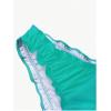 imageMilumia Womens Bikini Bottoms Solid Ruched Lettuce Trim Swim Bottom SwimwearMint Green