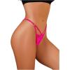 imageMilumia Womens Sexy Floral Lace Underwear Panties Cut Out Low Rise GString ThongsHot Pink