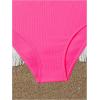 imageMilumia Girls 2 Piece Swimsuits Criss Cross Spaghetti Strap Bikini SetsHot Pink