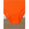 imageMilumia Girls 2 Piece Swimsuits Criss Cross Spaghetti Strap Bikini SetsOrange