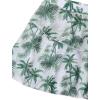 imageMilumia Girls 3 Pieces Bikini Set Tropical Print Criss Cross Wrap Bathing Suit with Beach SkirtMulticolor