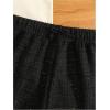 imageMilumia Girls Crochet Sheer Coverup Hollow Eyelet Shorts Swim Cover Up BeachwearAll Black