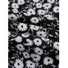 imageMilumia Girls Cute Summer Boho Ditsy Floral High Waisted A Line Flare Midi Skirt Flowy Long SkirtBlack