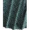 imageMilumia Girls Cute Summer Boho Ditsy Floral High Waisted A Line Flare Midi Skirt Flowy Long SkirtGreen