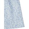 imageMilumia Girls Cute Summer Boho Ditsy Floral High Waisted A Line Flare Midi Skirt Flowy Long SkirtLight Blue