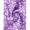 imageMilumia Girls Cute Summer Boho Ditsy Floral High Waisted A Line Flare Midi Skirt Flowy Long SkirtViolet Purple