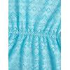 imageMilumia Girls Eyelet Hollow Beach Coverups Swimsuit Swimwear Cover UpBlue Solid