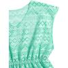 imageMilumia Girls Eyelet Hollow Beach Coverups Swimsuit Swimwear Cover UpGreen