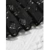 imageMilumia Girls Eyelet Hollow Beach Coverups Swimsuit Swimwear Cover UpHollow Out Black