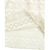 imageMilumia Girls Eyelet Hollow Beach Coverups Swimsuit Swimwear Cover UpSolid Beige
