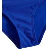 imageMilumia Girls One Piece Swimsuit Cute Tie Dye Criss Cross Bathing Suit SwimwearRoyal Blue