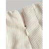 imageMilumia Womens 2 Piece Outfit Plaid Vest Blazer and Pleated Skirt Suit SetsBeige