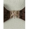 imageMilumia Womens Bikini Sets Two Piece Swimsuit Wide Strap Tie Back High Cut Starfish Bathing SuitKhaki