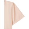 imageMilumia Girls 2 Piece Cut Out Crisscross Tee Crop Tops Short Sleeve Round Neck T ShirtsLight Pink and Beige