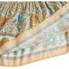 imageMilumia Women Boho Vintage Floral Print Long Skirt Summer Tiered Maxi SkirtFloral Yellow and Blue