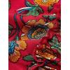 imageMilumia Women Boho Vintage Floral Print Long Skirt Summer Tiered Maxi SkirtRed and Navy