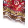 imageMilumia Women Boho Vintage Floral Print Long Skirt Summer Tiered Maxi SkirtWhite