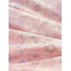 imageMilumia Women Floral Mesh Strapless Ruched Tube Top Split Hem Sleeveless Bandeau Crop TopsLight Pink