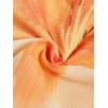 imageMilumia Women Floral Mesh Strapless Ruched Tube Top Split Hem Sleeveless Bandeau Crop TopsMustard Yellow