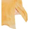 imageMilumia Women Floral Mesh Strapless Ruched Tube Top Split Hem Sleeveless Bandeau Crop TopsMustard Yellow
