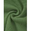 imageMilumia Women Tie Front Ruched Tube Top Strapless Flared Hem Peplum Bandeau TopsOlive Green