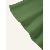 imageMilumia Women Tie Front Ruched Tube Top Strapless Flared Hem Peplum Bandeau TopsOlive Green