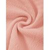 imageMilumia Women Tie Front Ruched Tube Top Strapless Flared Hem Peplum Bandeau TopsPink