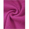 imageMilumia Women Tie Front Ruched Tube Top Strapless Flared Hem Peplum Bandeau TopsRed Violet