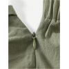 imageMilumia Womens 2 Pack Bowtie Side Wrap Skort Elastic Waist Solid Linen ShortsBlack and Green