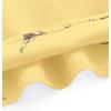 imageMilumia Womens Elegant Floral Print Petal Cap Sleeve Pleated Vacation Office Work Blouse TopLight Yellow