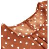 imageMilumia Womens Elegant Floral Print Petal Cap Sleeve Pleated Vacation Office Work Blouse TopRed
