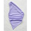 imageMilumia Womens One Shoulder Tank Tops Summer Ruched Asymmetrical Off The Shoulder Sleeveless Going Out Crop TopsMauve Purple