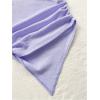imageMilumia Womens One Shoulder Tank Tops Summer Ruched Asymmetrical Off The Shoulder Sleeveless Going Out Crop TopsMauve Purple