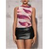 imageMilumia Womens Pu Leather Bodycon Mini Skirt Y2k Low Waisted Skirts Party ClubBlack