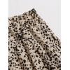 imageMilumia Womens Vintage Printed A Line High Waist Flare Flowy Casual Midi SkirtsBeige and Black