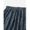 imageMilumia Womens Vintage Printed A Line High Waist Flare Flowy Casual Midi SkirtsDusty Blue