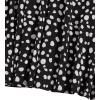 imageMilumia Womens Vintage Printed A Line High Waist Flare Flowy Casual Midi SkirtsPlus Black White