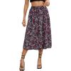 Floral Purple Black