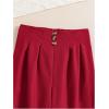 imageMilumia Girls 3 Piece Outfits Long Sleeve Tee Shirt and Blazer Vest with PantsBurgundy