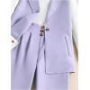 imageMilumia Girls 3 Piece Outfits Long Sleeve Tee Shirt and Blazer Vest with PantsPurple