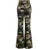 imageMilumia Girls Camo Print Flared Leg Long Pants High Waisted Bell BottomsCamo