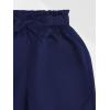imageMilumia Girls Cute High Waist Flowy Wide Leg Dress Pants Palazzo PantsDeep Blue