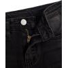 imageMilumia Girls Ripped Flare Bell Bottom Jeans High Waist Denim Pants with PocketsBlack Solid