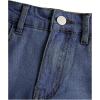 imageMilumia Girls Ripped Flare Bell Bottom Jeans High Waist Denim Pants with PocketsDeep Blue