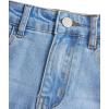 imageMilumia Girls Ripped Flare Bell Bottom Jeans High Waist Denim Pants with PocketsLight Blue