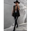 imageMilumia Womens Elegant Sleeveless Blazer Jackets Shawl Collar Open Front Vest Cardigan Black XSmall