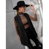 imageMilumia Womens Elegant Sleeveless Blazer Jackets Shawl Collar Open Front Vest Cardigan Black XSmall