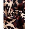 imageMilumia Womens Leopard Print Blazer Vest V Neck Sleeveless Button Down JacketMulti Brown